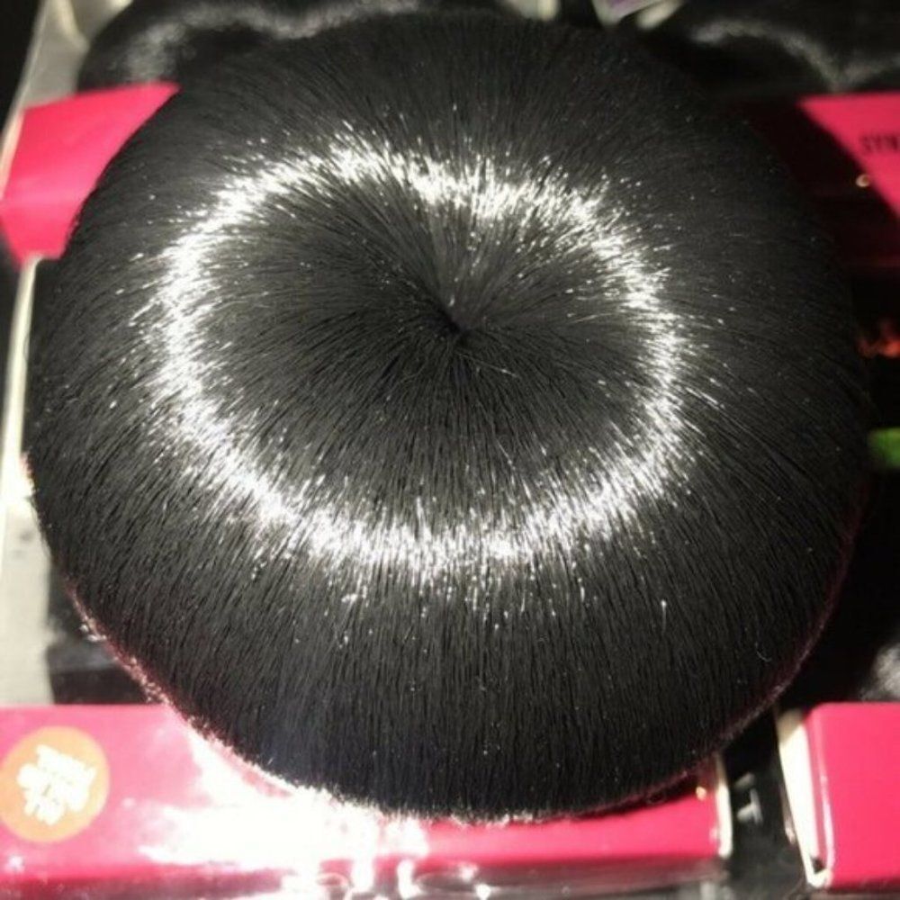 Donut Hair Bun Off Black 3-1/4" Syn Hair Beignet